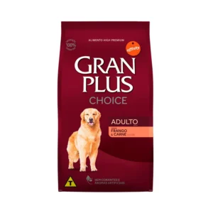 Ração Para Cães Adultos Gran Plus Choice Frango E Carne 15kg